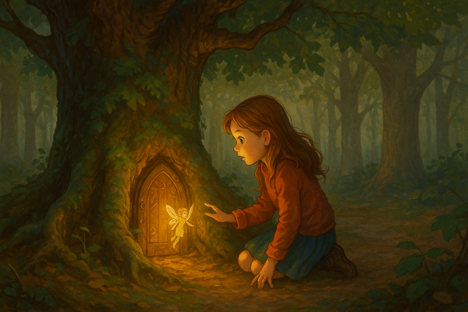 The Secret Door Beneath the Oak Tree